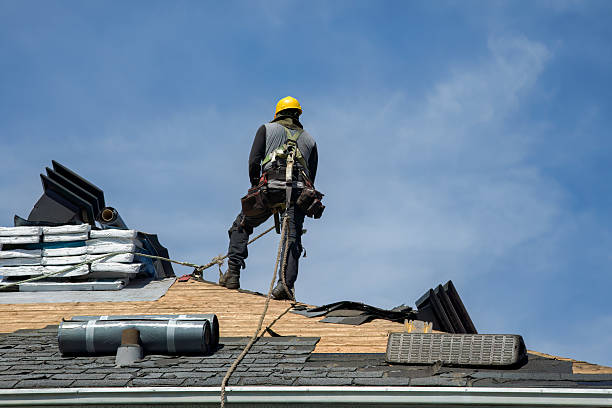 Professional Gutter Installation technician working in Watertown, MN